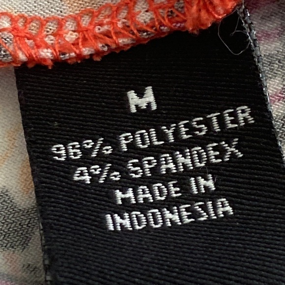 MSK Orange Long Maxi Dress Size M - Picture 7 of 8